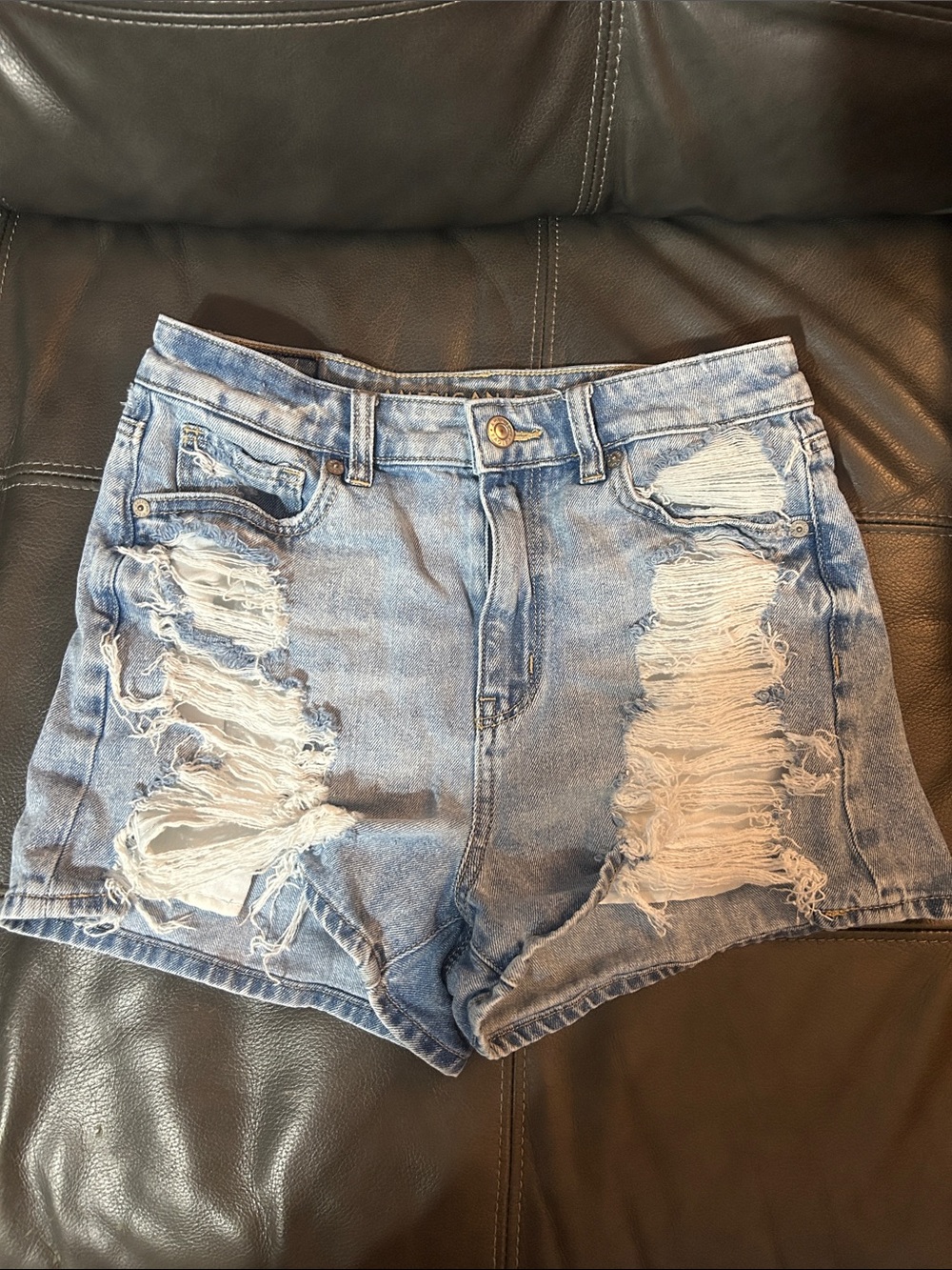 American Eagle Mom Shorts - extremely distressed - size 2